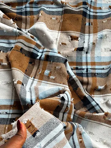 Checked fabric