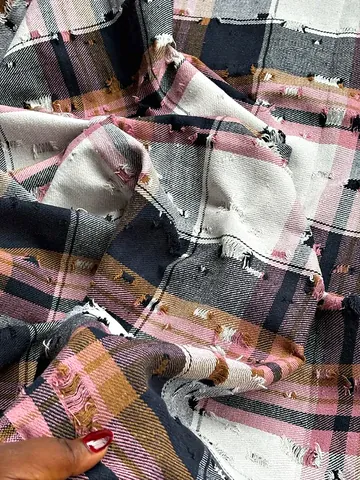 Checked fabric