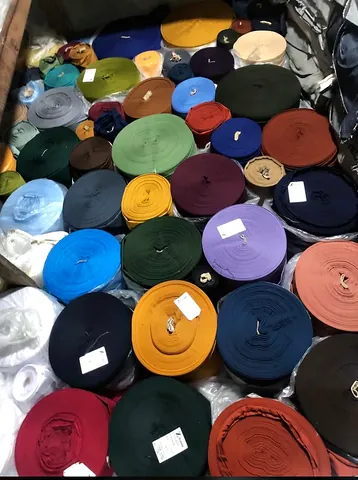 Plain materials by the roll